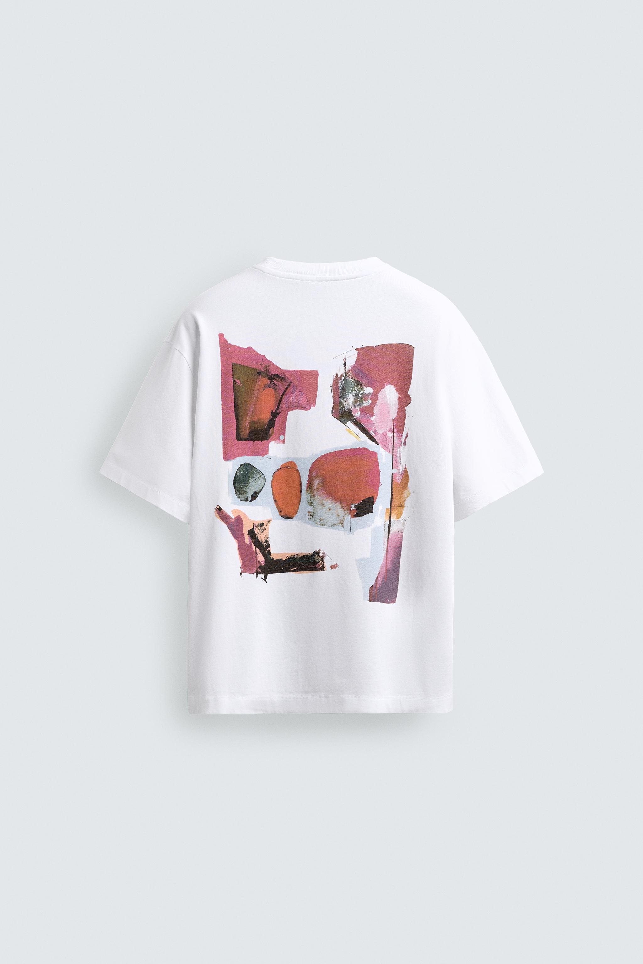 COMBINATION EMBROIDERY BOXY FIT T-SHIRT